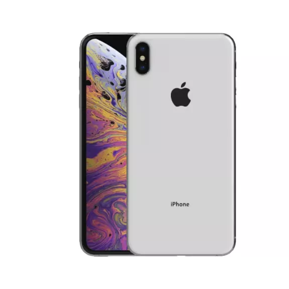iPhone XS Max 64 GB Silver — Sidabrinė