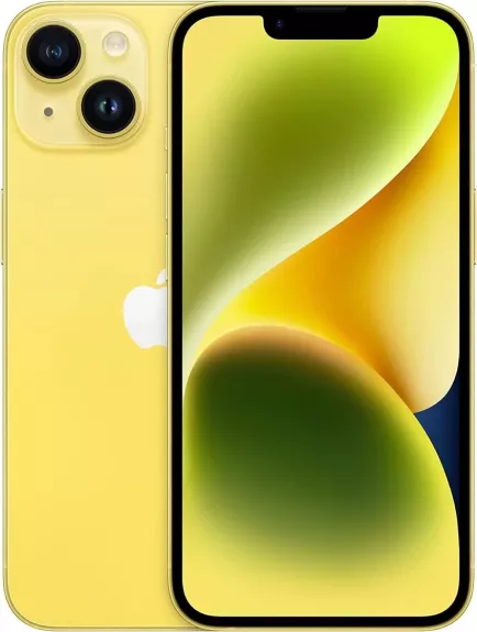 iPhone 14 256 GB Yellow — Geltona