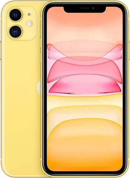 iPhone 11 128 GB Yellow — Geltona