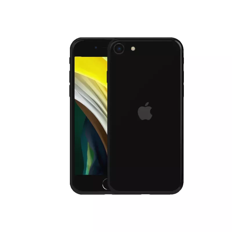 iPhone SE (2020) 64 GB Black — Juoda - , iphone 2